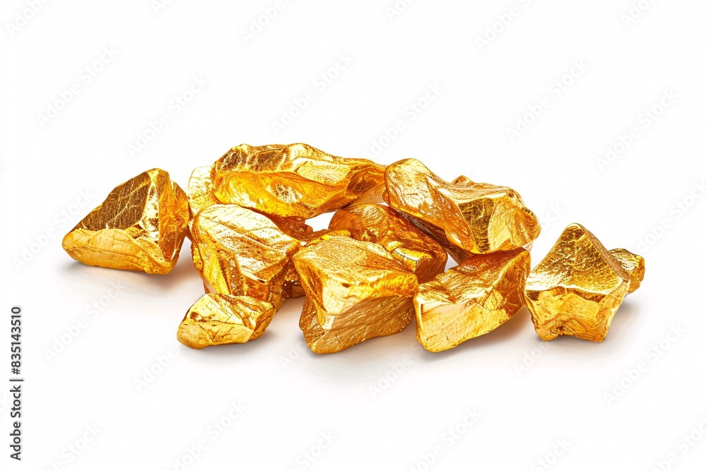 a pile of gold nuggets a pile of gold nuggets