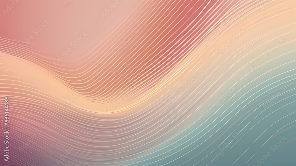 abstract pastel colors background with lines. illustration technology