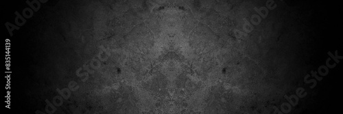 Wallpaper Mural Old wall texture smeared engine oil cement dark black gray  background abstract grey color design are light with white gradient background. Torontodigital.ca