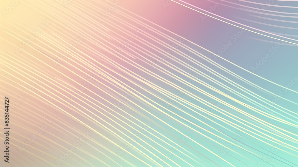 Obraz premium abstract pastel colors background with lines. illustration technology