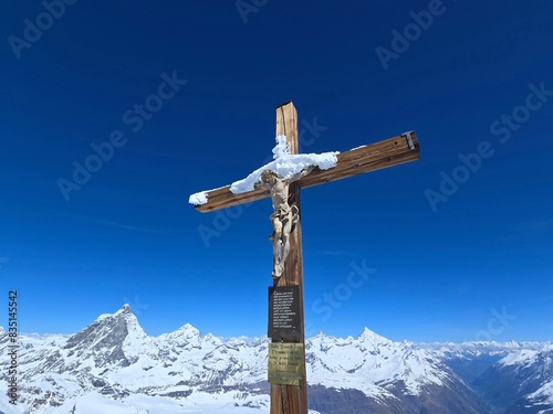 Cross in the Alps