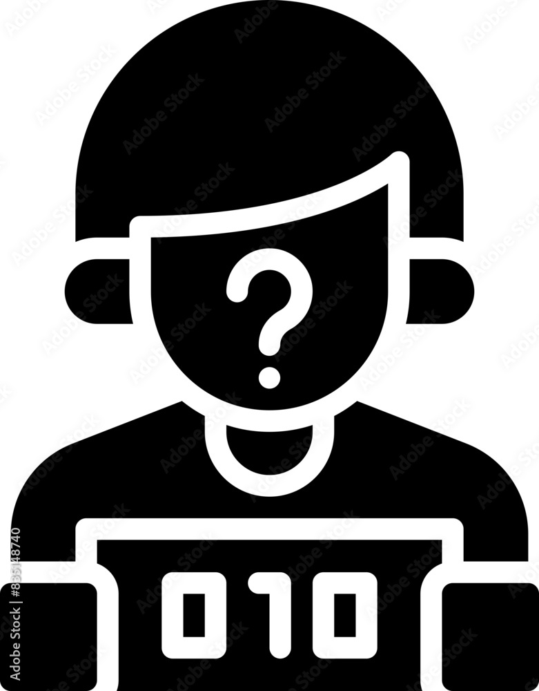 Suspect criminal icon Suspect criminal icon