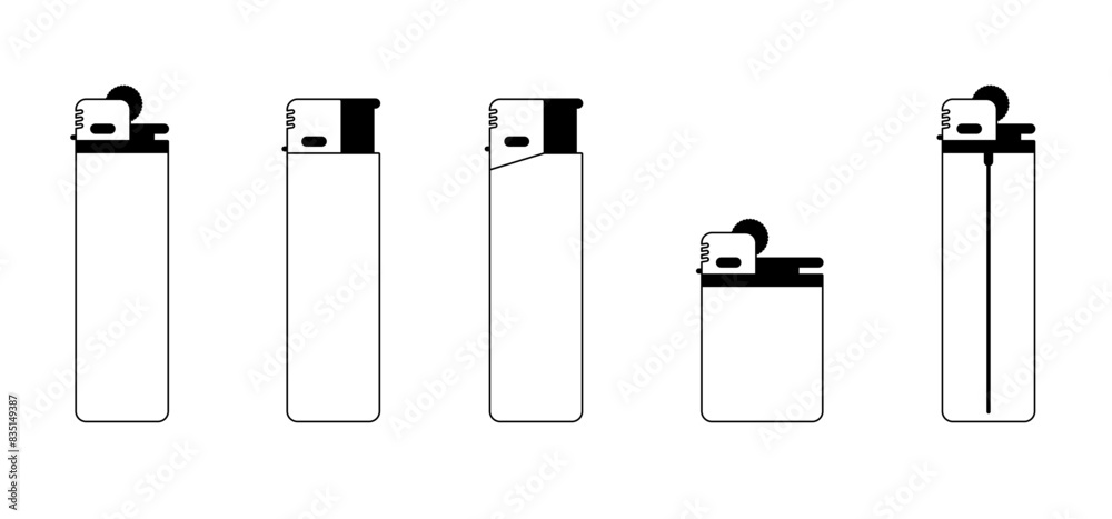 Cartoon plastic gas cigarette lighter icon. Lighters logo. For Flaming cigarette lighter. Fire symbol or logo. Smokers tools. Cigar, tobacco tool. Pocket lighter fire. Cartoon plastic gas cigarette lighter icon. Lighters logo. For Flaming cigarette lighter. Fire symbol or logo. Smokers tools. Cigar, tobacco tool. Pocket lighter fire.