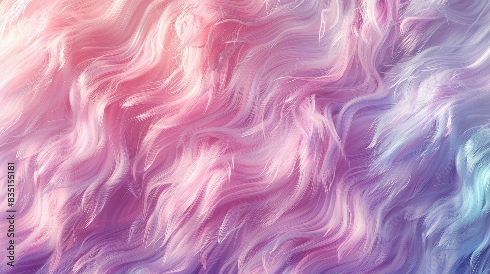 Soft Pastel Fur Texture in Swirling Patterns Soft Pastel Fur Texture in Swirling Patterns