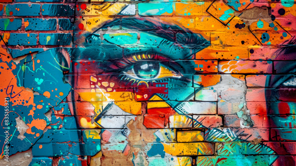 Fototapeta premium art design on wall background