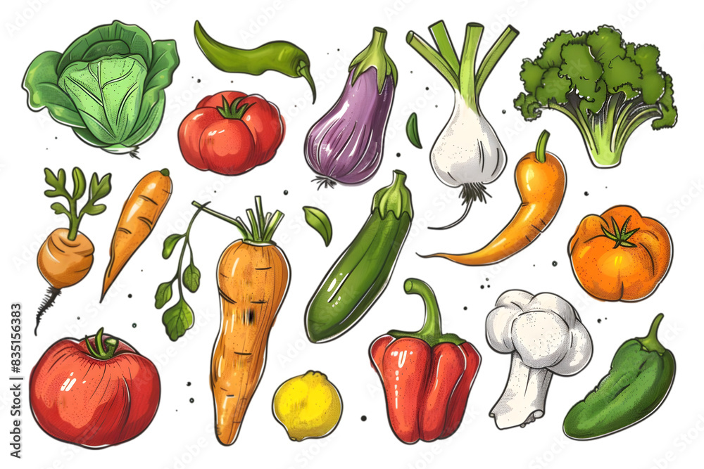 clip art set of vegetables clip art set of vegetables