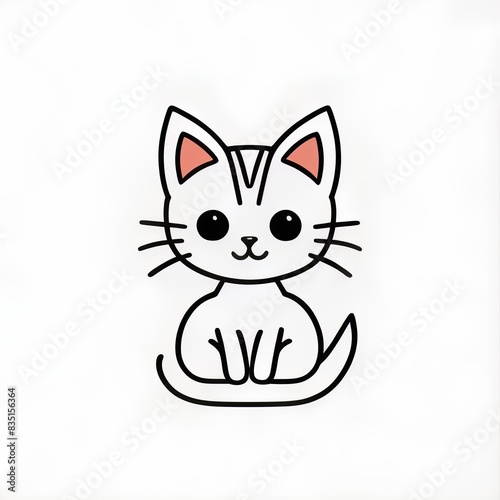 cat logo cute © Rahmat 