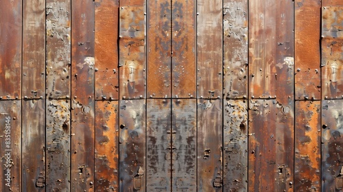 Background texture of rusty metal sheets © GMeta