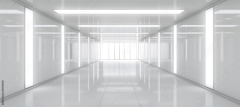 abstract white background architecture glossy room 3d render illustration abstract white background architecture glossy room 3d render illustration