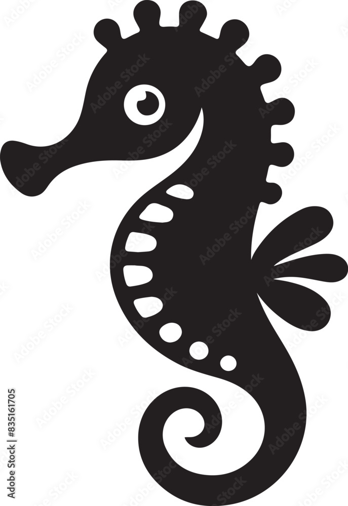 Cartoon-seahorse Vector
