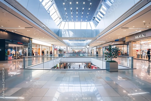 interior of shoppingmall  photo