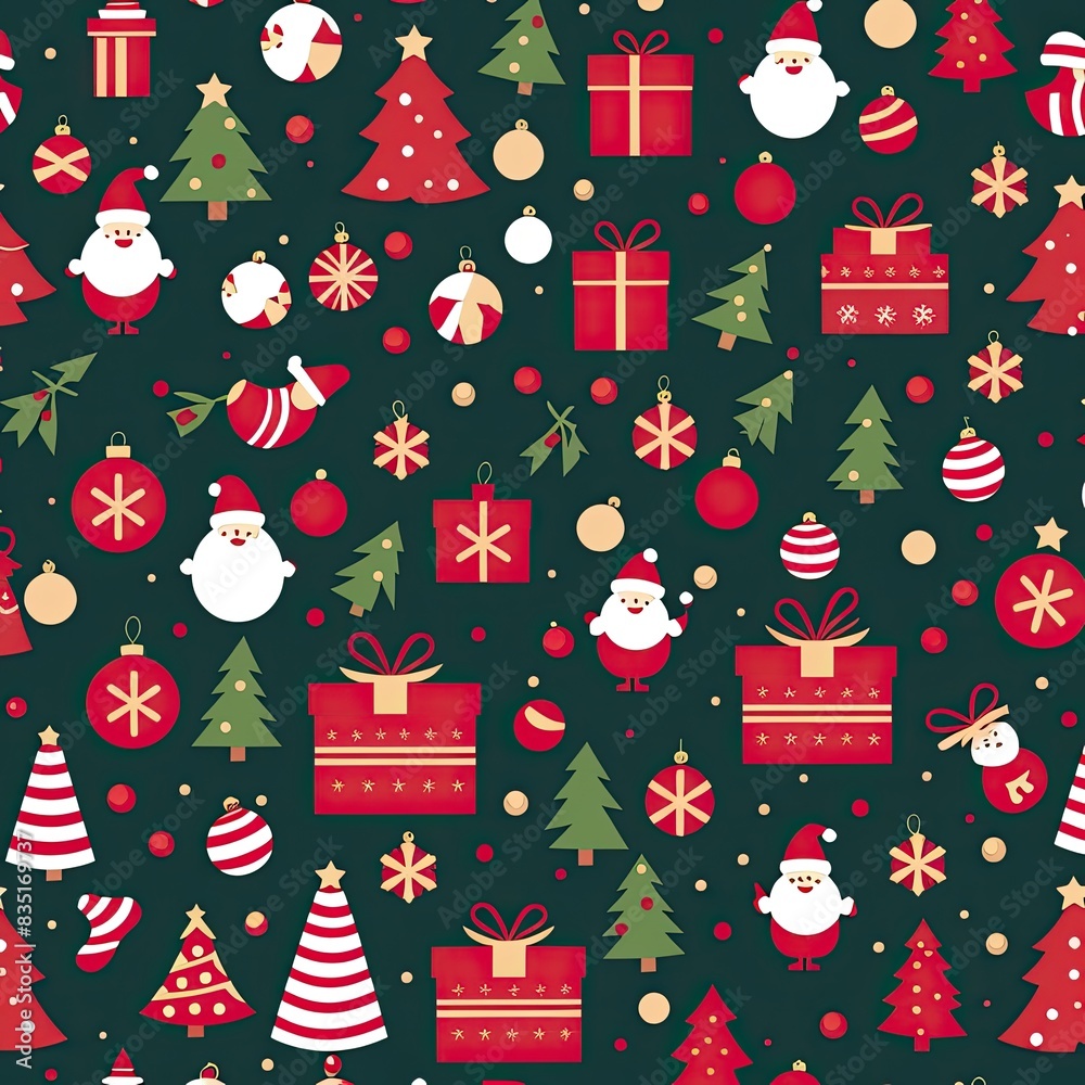 christmas seamless pattern christmas seamless pattern