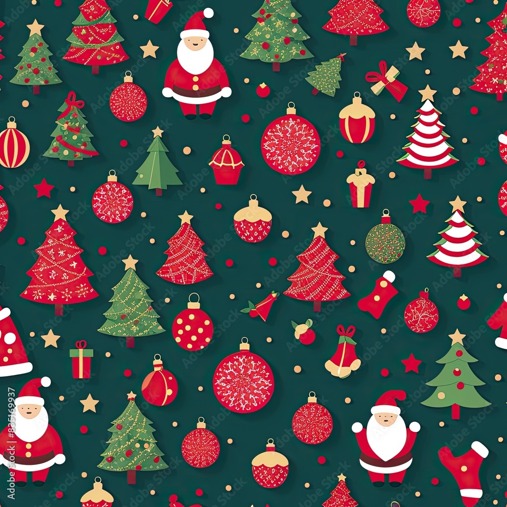 christmas seamless pattern christmas seamless pattern