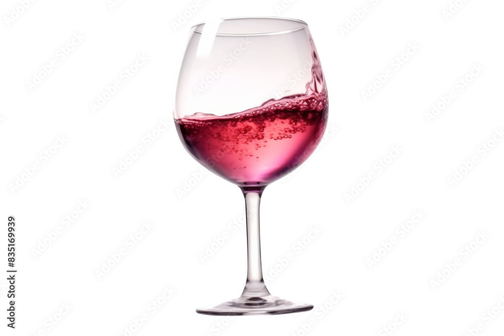 Red wine in glass isolated on transparent background. Red wine in glass isolated on transparent background.