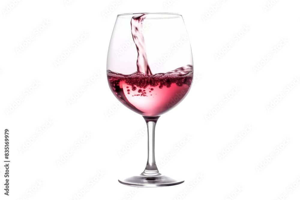 Red wine in glass isolated on transparent background. Red wine in glass isolated on transparent background.