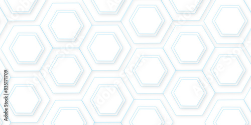 Abstract background with seamless pattern honeycombs hexagon. Hexagon concept design abstract technology background. 
