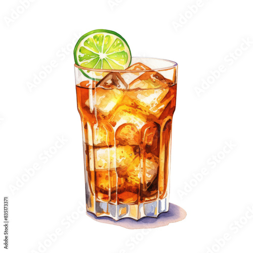 Dark N Stormy Cocktail