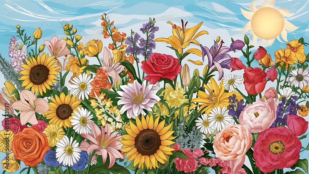 Summer flowers Summer flowers