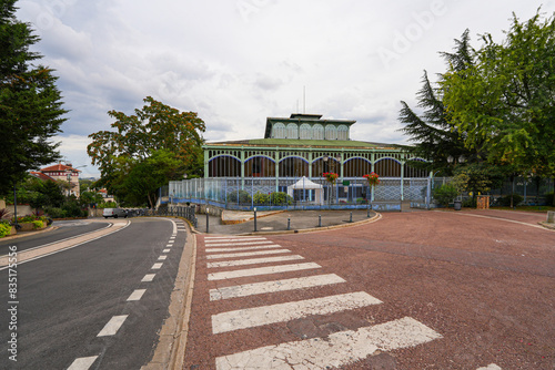 Pavillon Baltard, built in the 1850s of iron and glass by architect Victor Baltard for Paris Central Market, France. It now sits in Nogent-sur-Marne and serves as a concert hall and events space photo