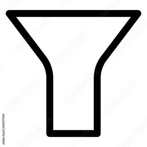 filter line icon vector illustration isolated on white background