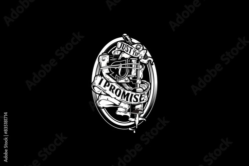 Just the tip I Promise quote vector image tattoo