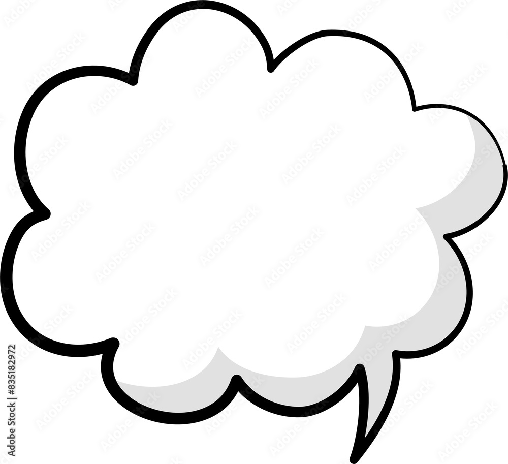 Black and white color speech bubble balloon, icon sticker memo keyword planner text box banner, flat png transparent element design Black and white color speech bubble balloon, icon sticker memo keyword planner text box banner, flat png transparent element design