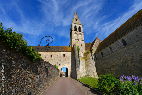 Abbey church of Ferrière-en-Gâtinais in the French department of Loiret, Centre Val de Loire, France photo