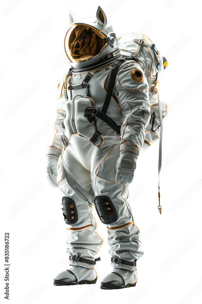 Fototapeta premium Horse in Space Suit