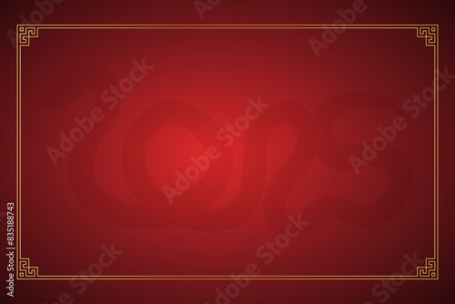 Chinese New Year, template vertical 2025 snake on background