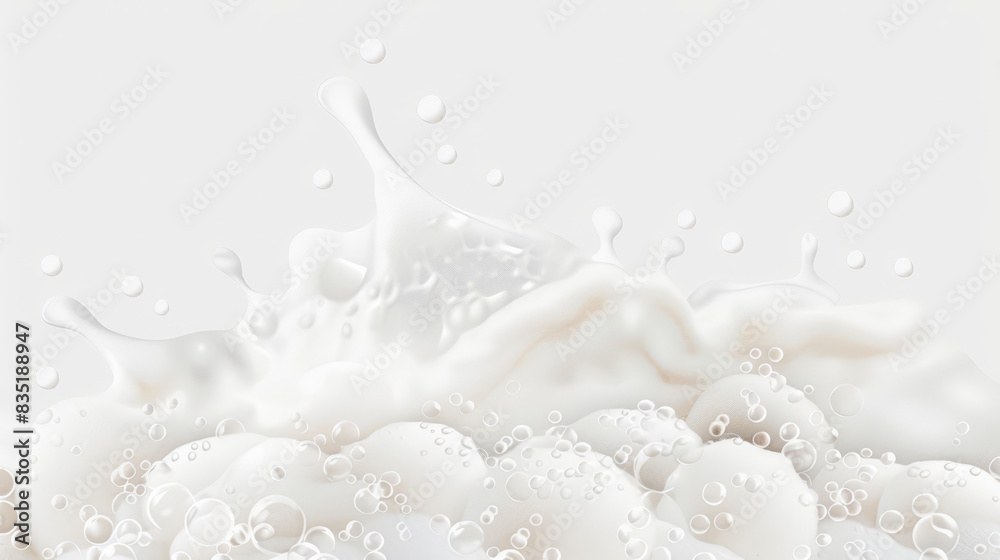 white soap foam isolated white soap foam isolated