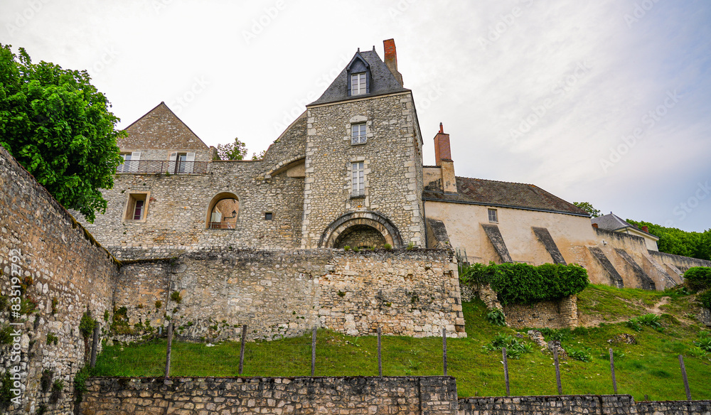 Postern (gatehouse) of the Royal Castle of Montargis, built on a hilltop in the French department of Loiret in Burgundy, France Postern (gatehouse) of the Royal Castle of Montargis, built on a hilltop in the French department of Loiret in Burgundy, France