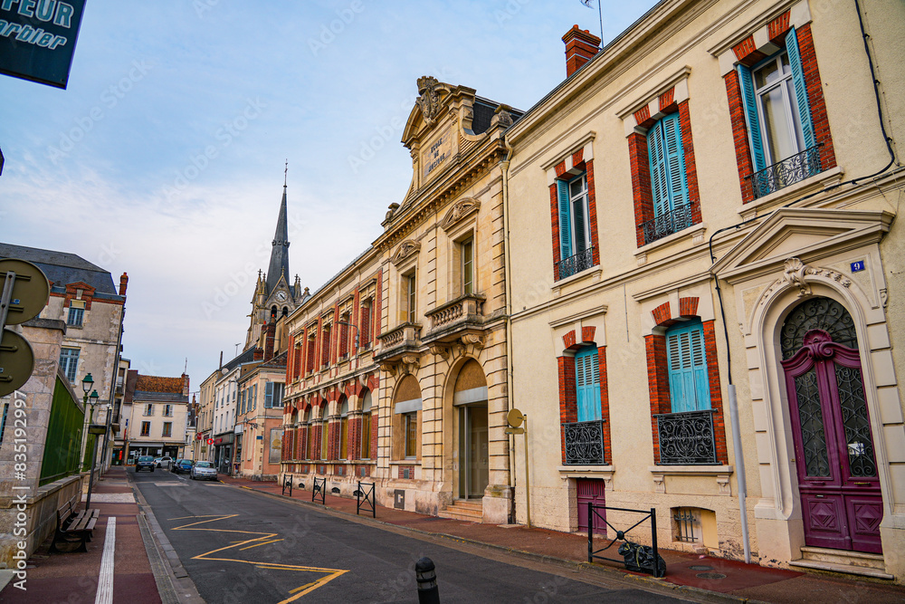 Facade of a music school in Montargis aka Facade of a music school in Montargis aka