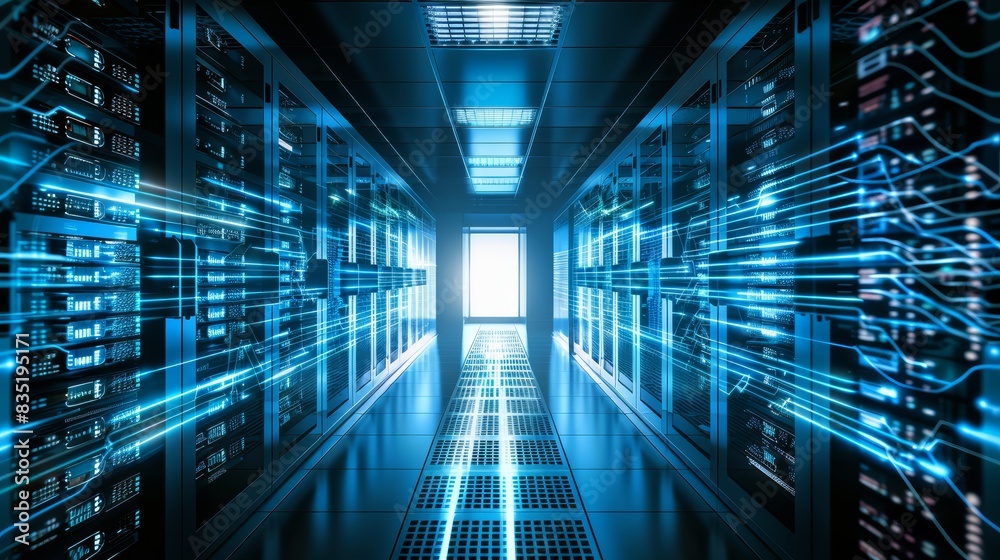 a high-tech cybersecurity operations center, buzzing with intense activity and a sense of urgency. The scene showcases a room filled with rows of computer monitors, displaying intricate network a high-tech cybersecurity operations center, buzzing with intense activity and a sense of urgency. The scene showcases a room filled with rows of computer monitors, displaying intricate network