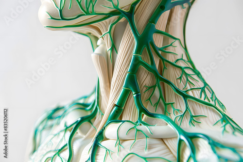 Man Lymphatic drainage system