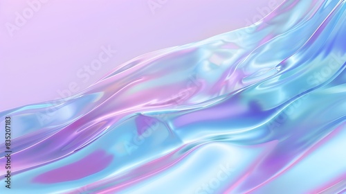 Enchanting Fluid Motion in Vibrant Pastel Gradients
