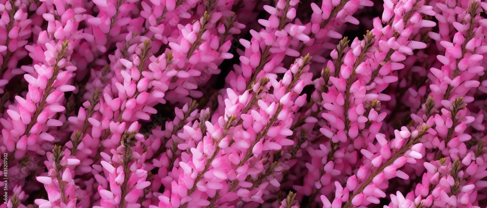 Obraz premium Attractive pink Calluna