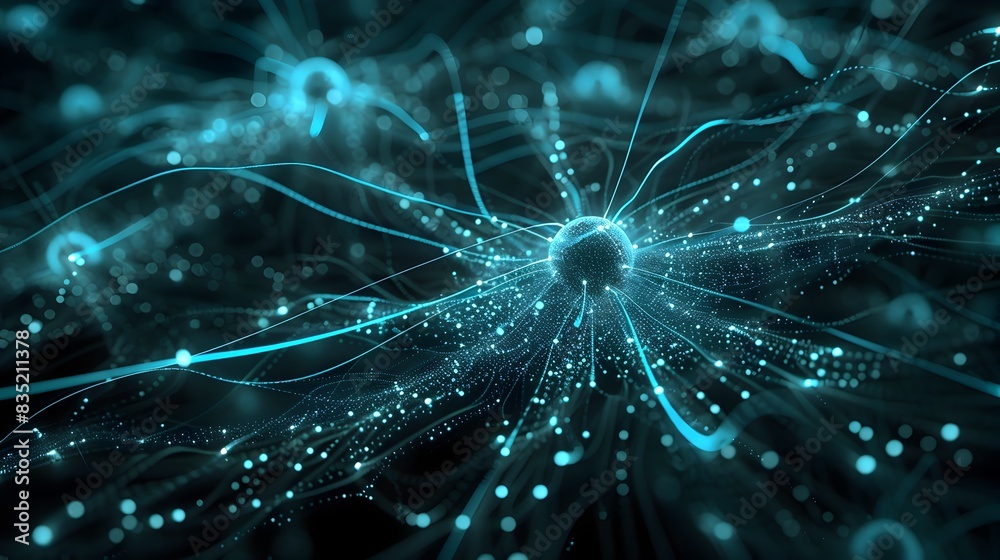 Mesmerizing Digital Landscape of Interconnected Neural Networks and Futuristic Energy Fields Mesmerizing Digital Landscape of Interconnected Neural Networks and Futuristic Energy Fields