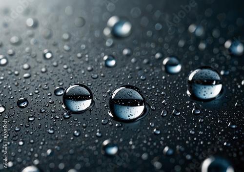 Close-up of water droplets on the surface