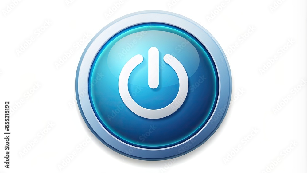 On off power button icon with circle symbol for app, web design, switch ...