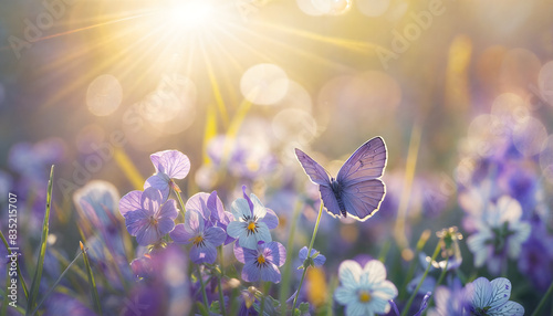 Beautiful Butterfly on a Meadow