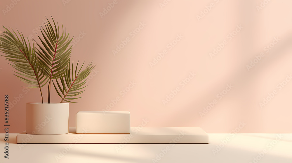 Minimalist exhibition stand for product display Minimalist exhibition stand for product display