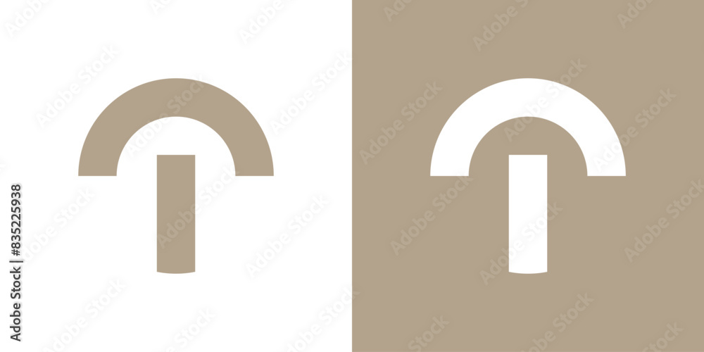 Letter T logo design with creative concept. Premium Vector Letter T logo design with creative concept. Premium Vector