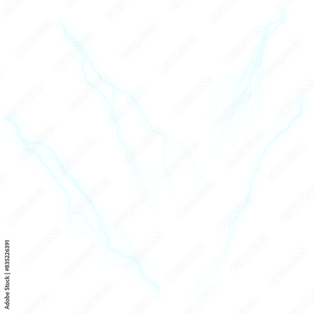 A blue and white image of lightning bolts A blue and white image of lightning bolts