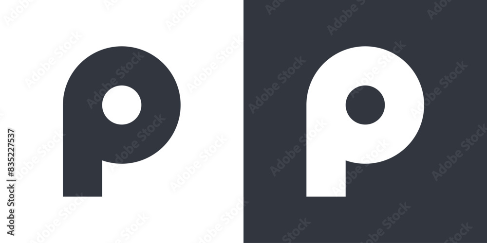 Letter P logo design with creative concept. Premium Vector Letter P logo design with creative concept. Premium Vector