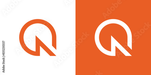 Letter Q logo design with creative concept. Premium Vector