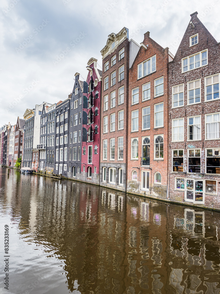 Naklejka premium Colours of Damrak