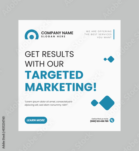 Modern Real Estate Social Post Design Template