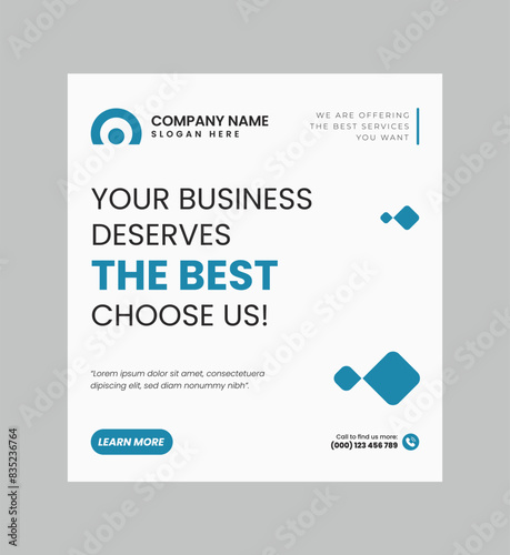 Modern Real Estate Social Post Design Template