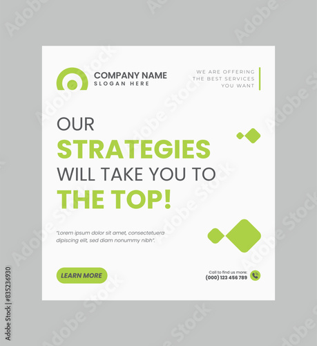 Modern Real Estate Social Post Design Template