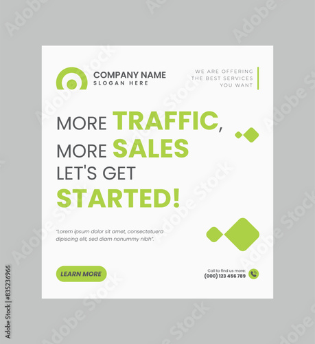 Modern Real Estate Social Post Design Template